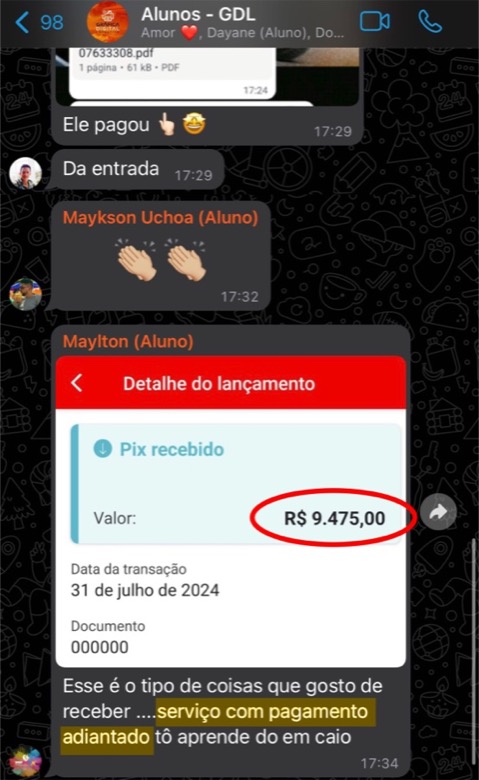 Depoimento de aluno do Designer Lendário